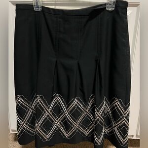 Loft 10 black skirt